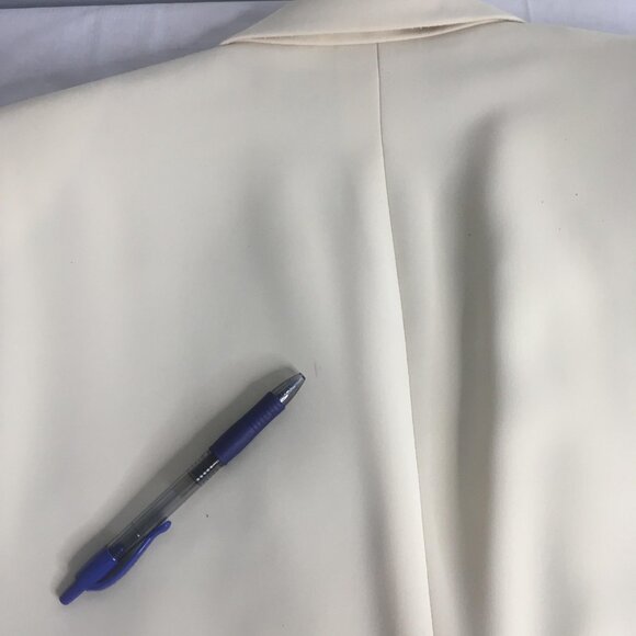 Prada Blazer Mens 44 Large  Cream Beige Two Button  Designer Jacket Italy - Picture 5 of 16